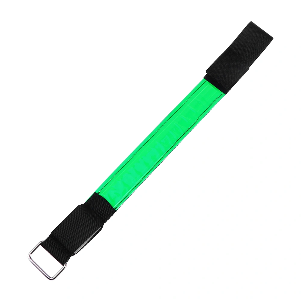 2pcs LED Bracelet Reflective LED Wristbands Fluorescent Reflector Armband for Running Jogging Dog Walking Mountaineering (Green)