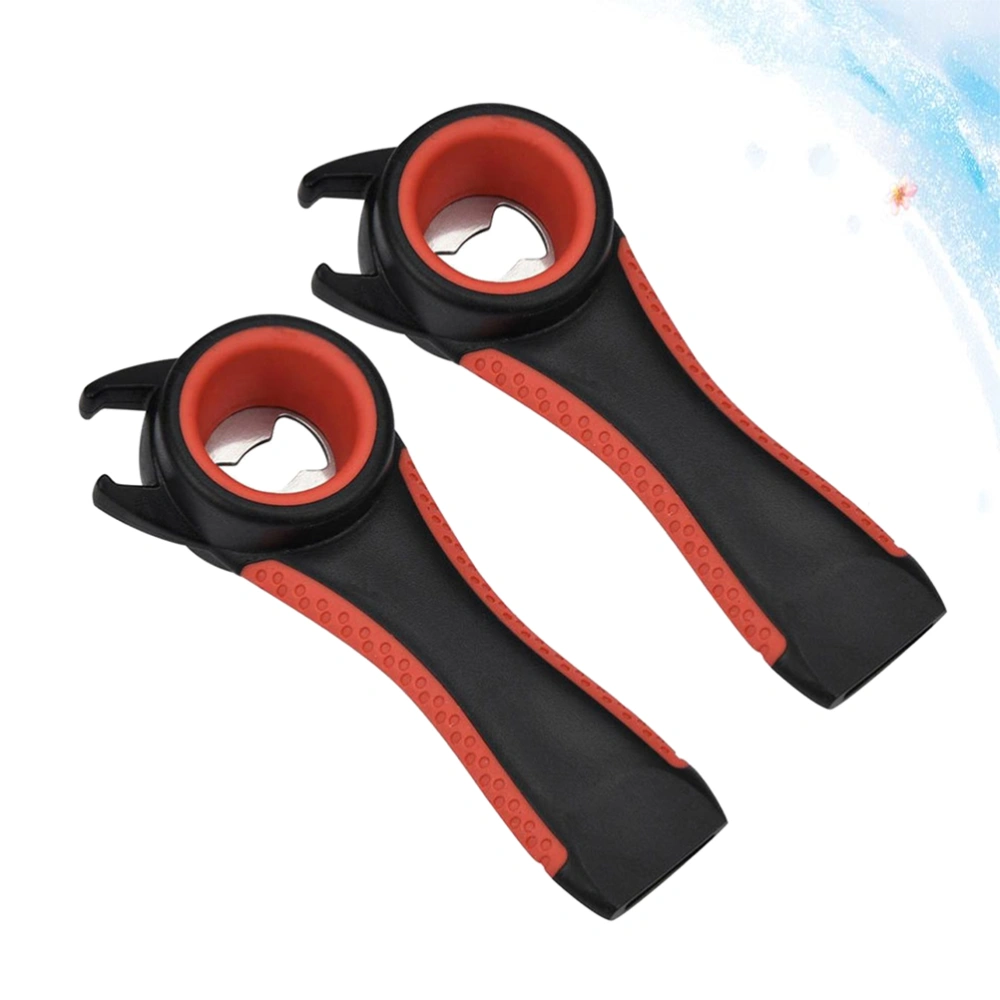 2PCS Multipurpose Can Bottle Opener Beverage Opener Jar Opener Kitchen Bar Tool