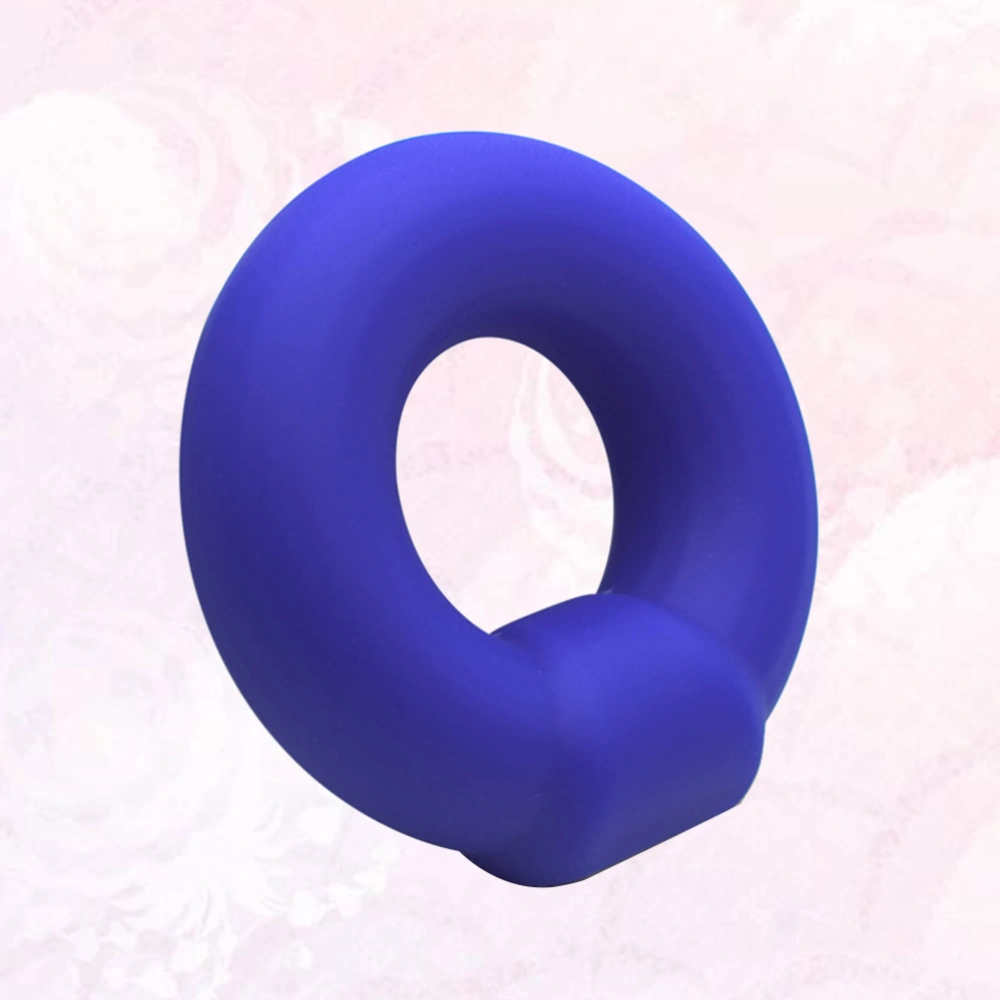 Adults Silicone Penis Rings Stretchy Locking Sperms Rings Prolonging Climax Sex Toys for Men Males (Blue)