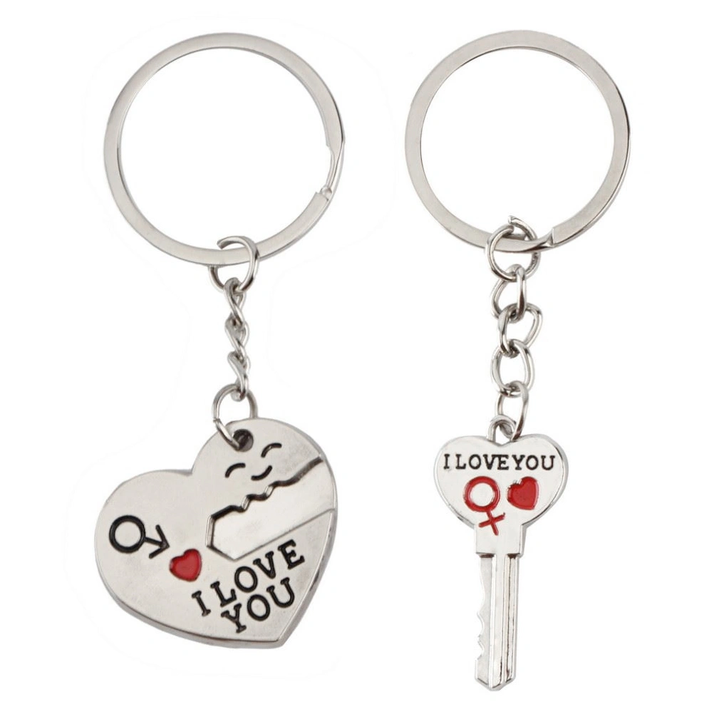 Zinc Alloy You Hold The Key To My Heart I Love You Couple Keychain Love Keychain Key Ring Chain Lover Gift