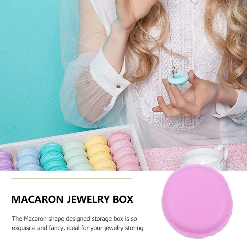 12Pcs Portable Macaron Jewelry Boxes Mini Storage Cases Organizer Case