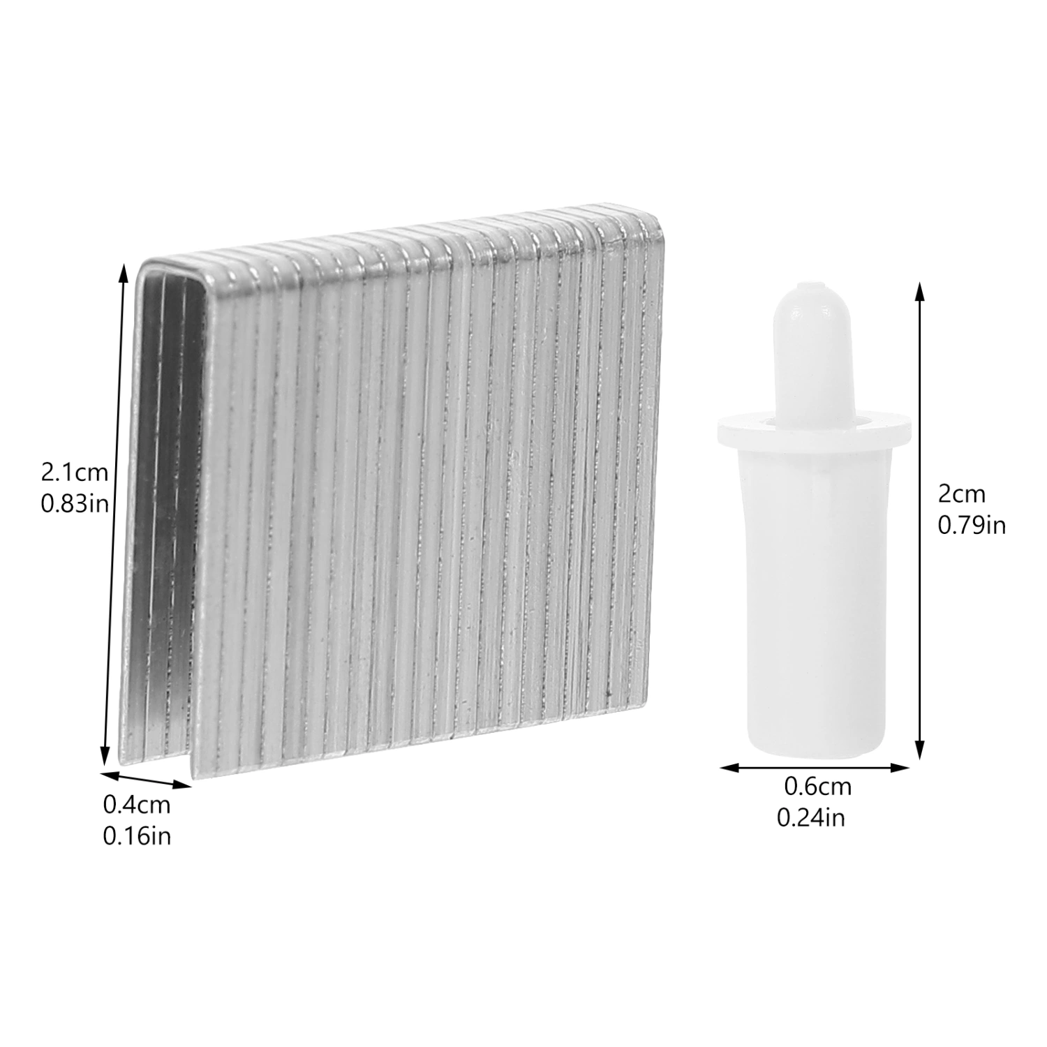 40pcs Shutter Repair Kit Plantation Shutter Staples Shutter Pins Louver Staples for Shutters