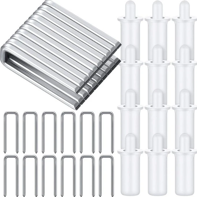 40pcs Shutter Repair Kit Plantation Shutter Staples Shutter Pins Louver Staples for Shutters