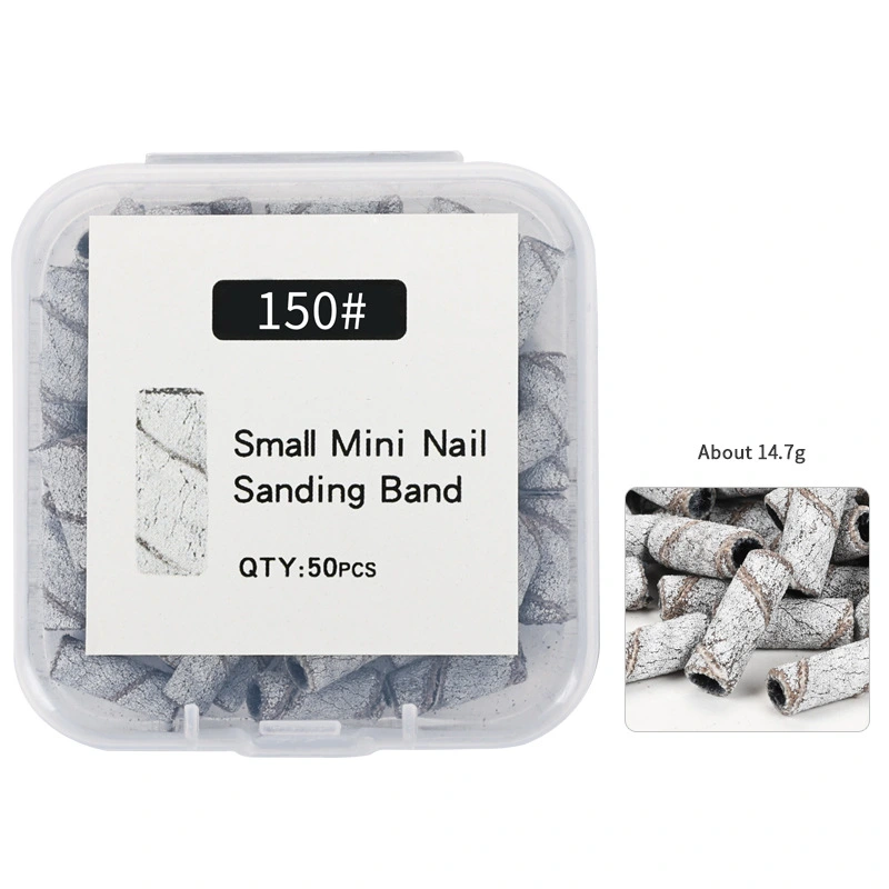 50pcs Sanding Bands Nail Drill Bit Sanding Bands Manicure Sanding Bands Nail Art Supplies