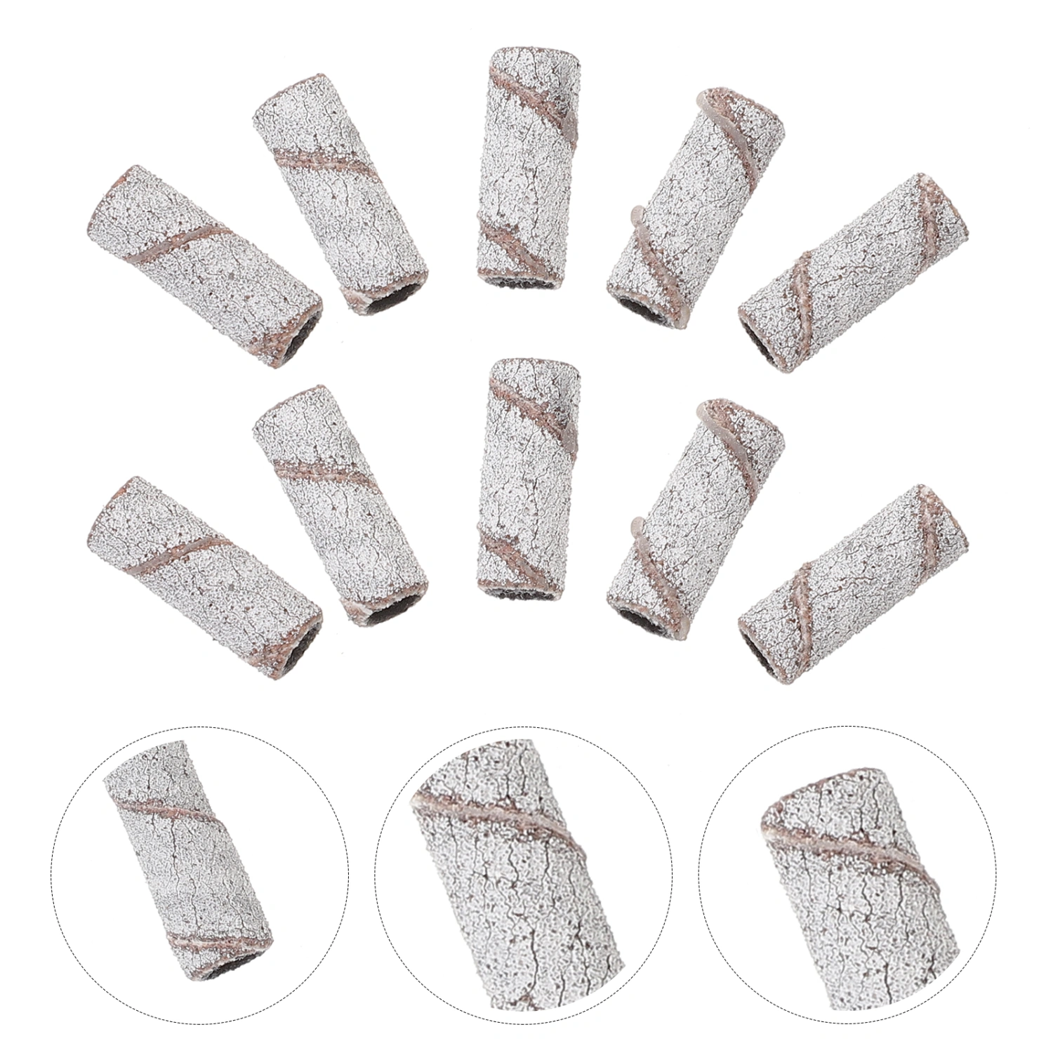 50pcs Sanding Bands Nail Drill Bit Sanding Bands Manicure Sanding Bands Nail Art Supplies