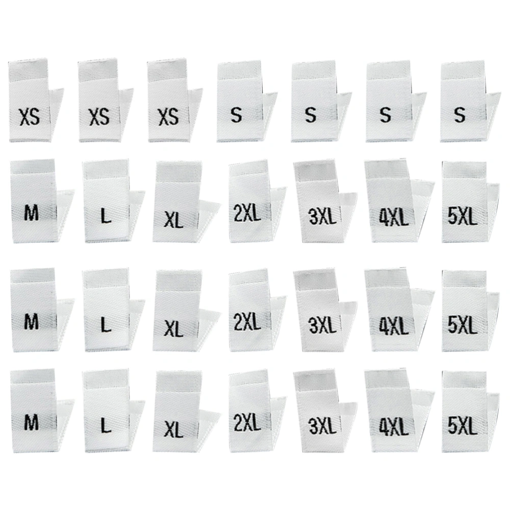 900pcs Clothing Size Labels Unisex Clothes Size Label Garment Size Tags