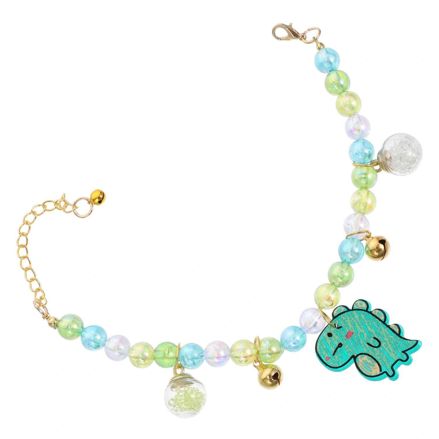 Decorative Pet Collar Pet Neck Decor Adjustable Pet Collar Pet Supply (Green)