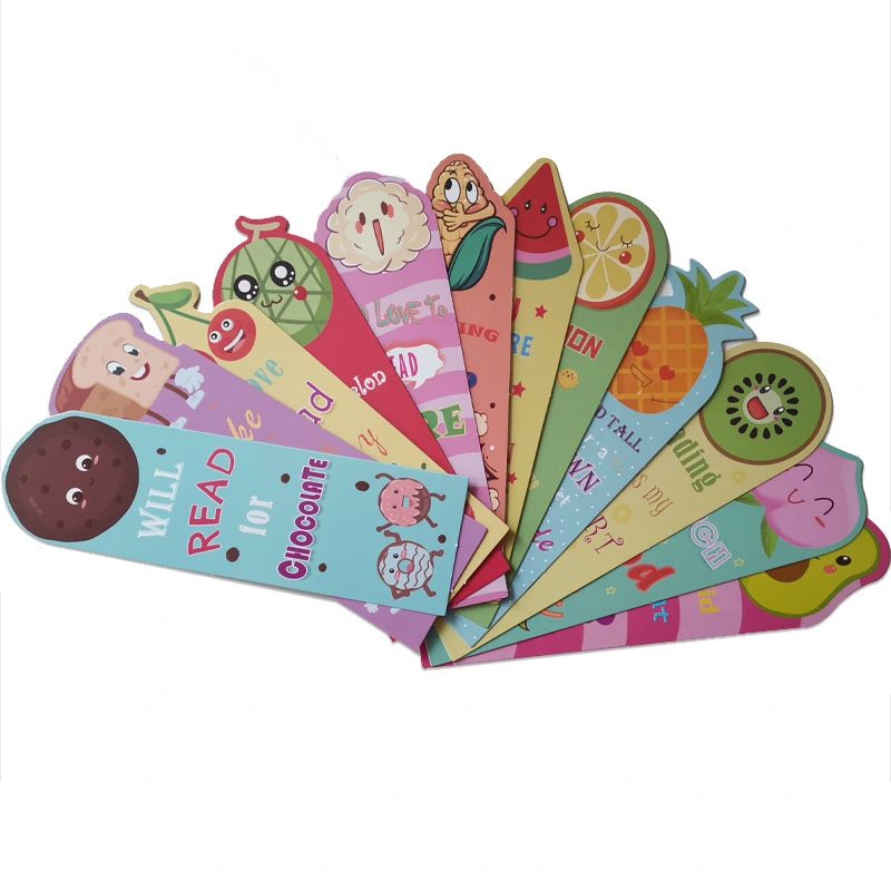 12pcs Fruits Book Markers Note Classify Bookmarks Fruits Page Marking Clips Bookmarks Mixed Style