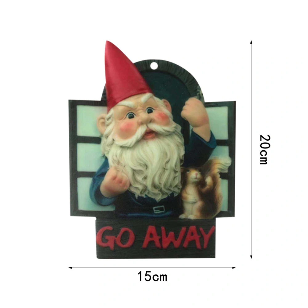 Garden Gnome Statue Ornament Creative Climbing Elf Pendant Chic Garden Gnome Decor