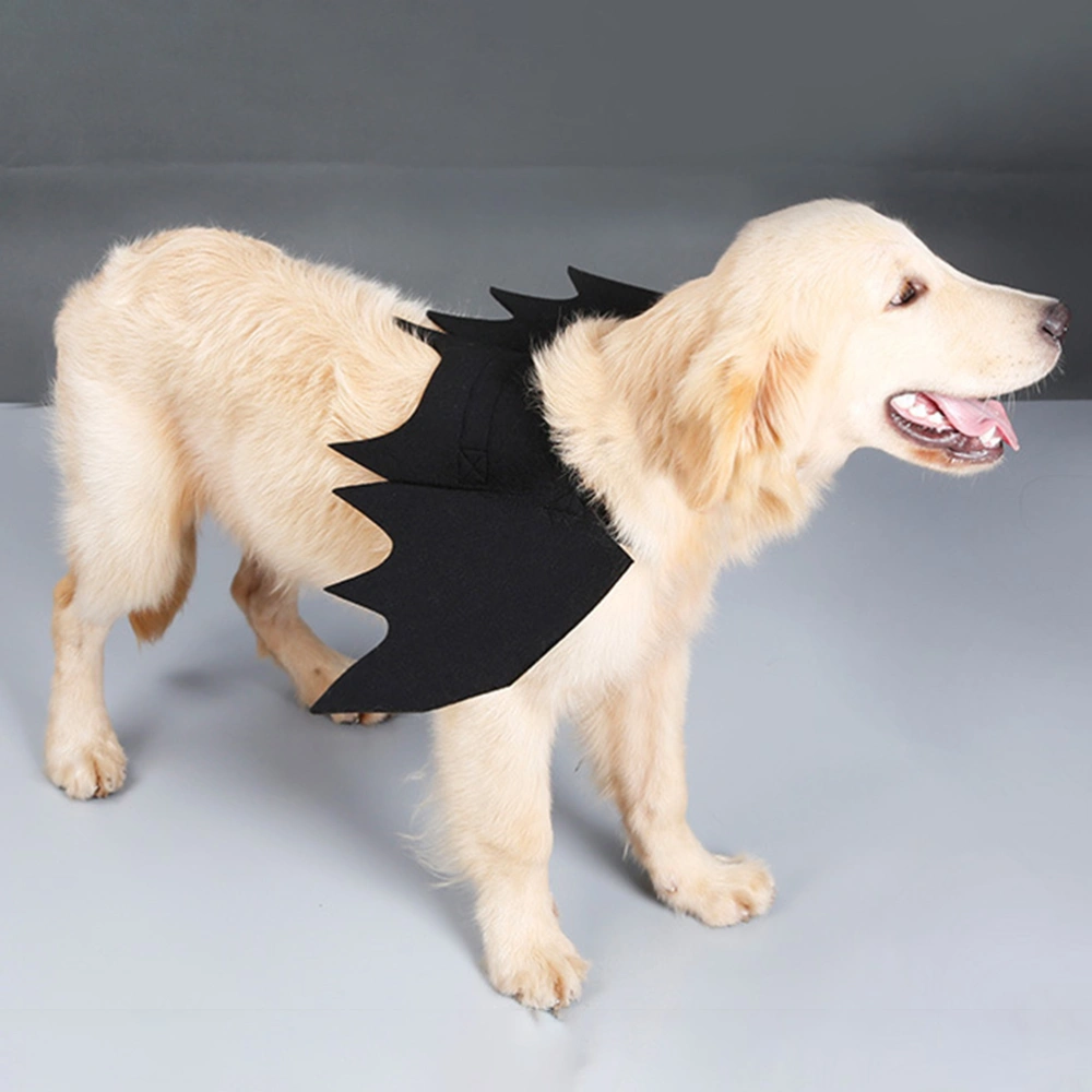 Pet Halloween Wing Halloween Fake Bat Wing Felt Wing Pet Supply for Dog Cat (Large Size)