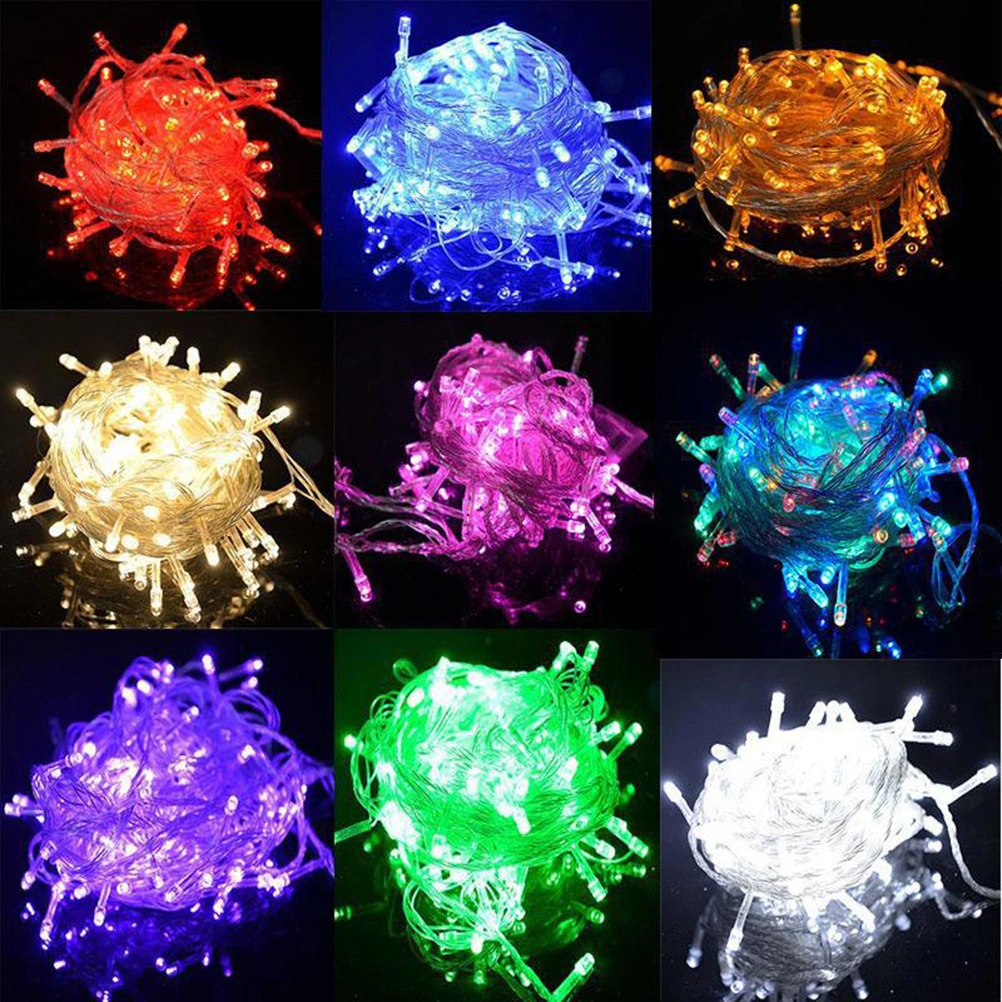 2pcs 10m LEDs Icicle String Lights Waterfall Curtain Lamp Decoration for Wedding Party Garden Home with EU Plug (Warm White)