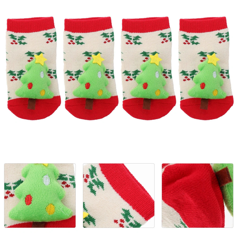 2 Pairs Children's Floor Socks Adorable Baby Warm Keeping Socks Adorable Socks