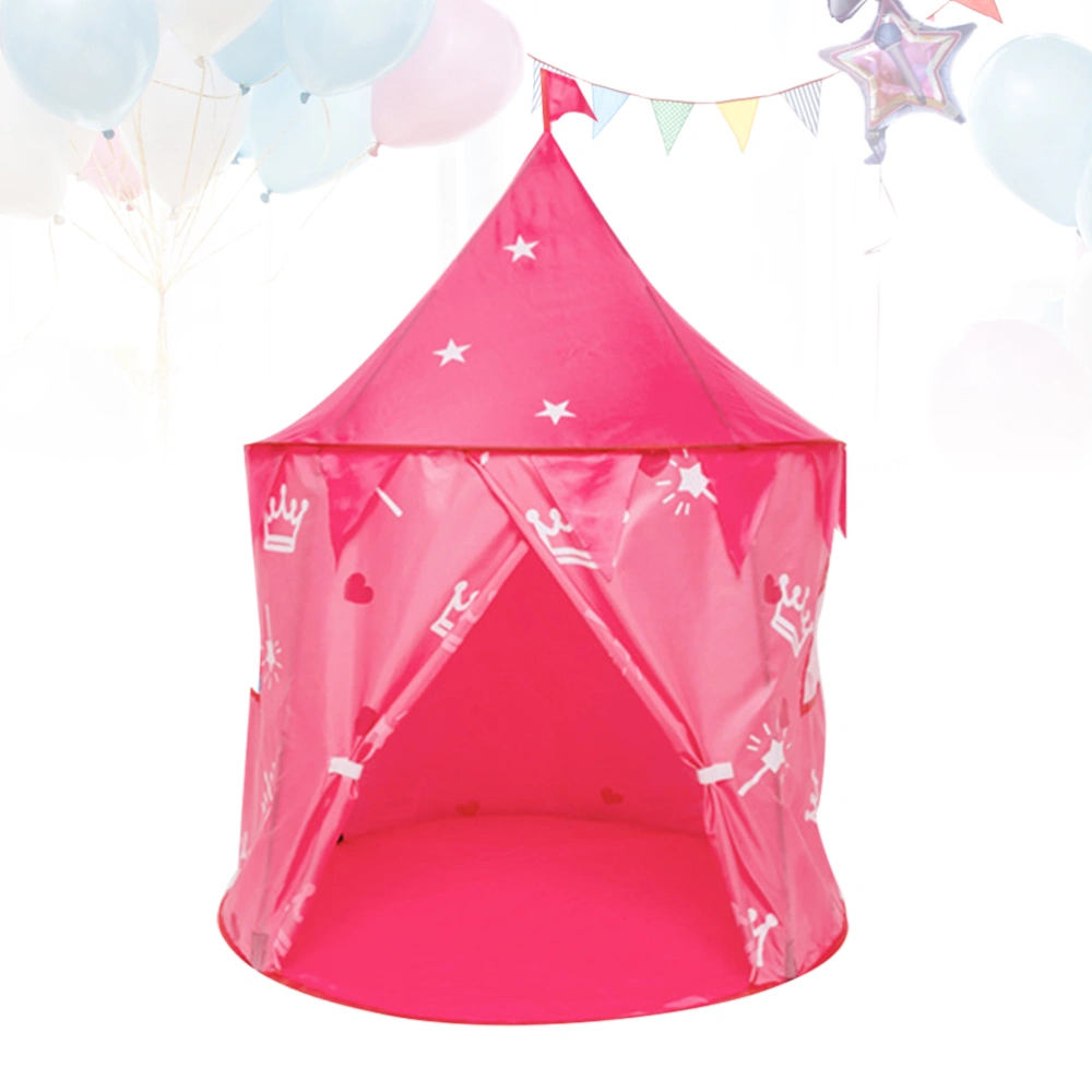 Kids Tent Portable Toy Game House Children Tent Castle Tent for Indoor Outdoor Fun Pink