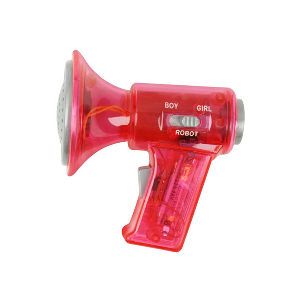 Creative Voice Changer Toy Funny Cartoon Voice Change Megaphone Role Cosplay Toy for Kids Boys and Girls (Three Mode, Random Color)