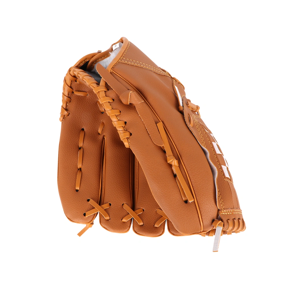 10.5-inch Softball Baseball Left Hand Glove for Outdoor Team Sports (Yellow)