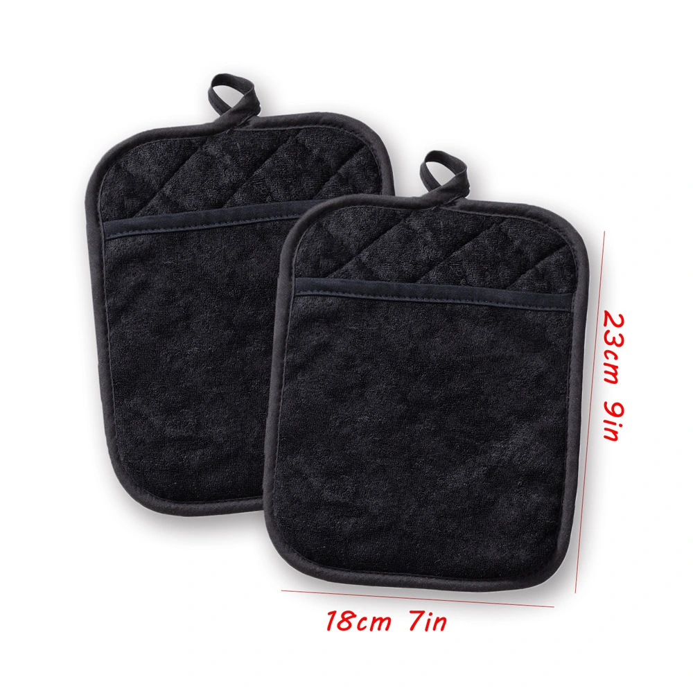 2pcs Table Cotton Pot Mats Cookware Pads Desktop Cushions Dinning Room Placemats