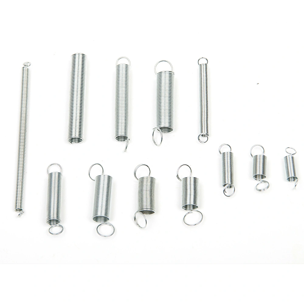 200PCS Spring Assortment Spiral Spring Galvanized Spring Set Spring Rate Extension Spring for Mechine