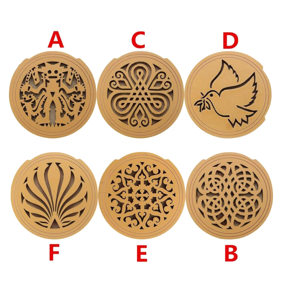 Acoustic Guitar Soundhole Cover Guitar Accessory for Sound Hole Feedback Control (Pattern A)