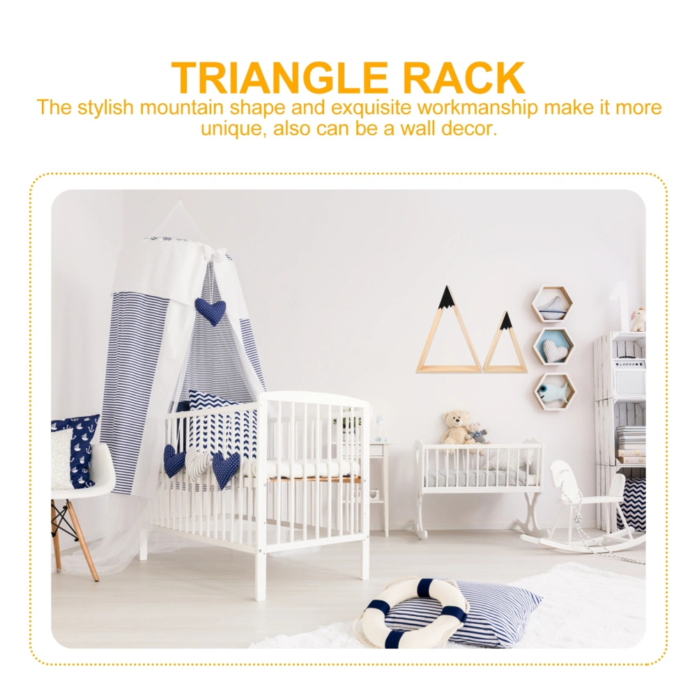 2pcs Triangle Storage Shelfs Triangle Storage Racks Triangle Storage Holders