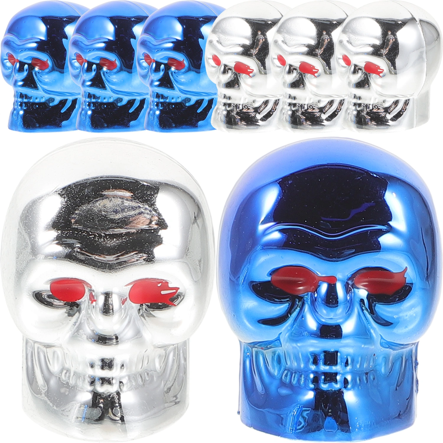8pcs Tire Cap Tyre Valve Dirt Cap Car Dirtproof Tire Cap Valve Cover Accessory
