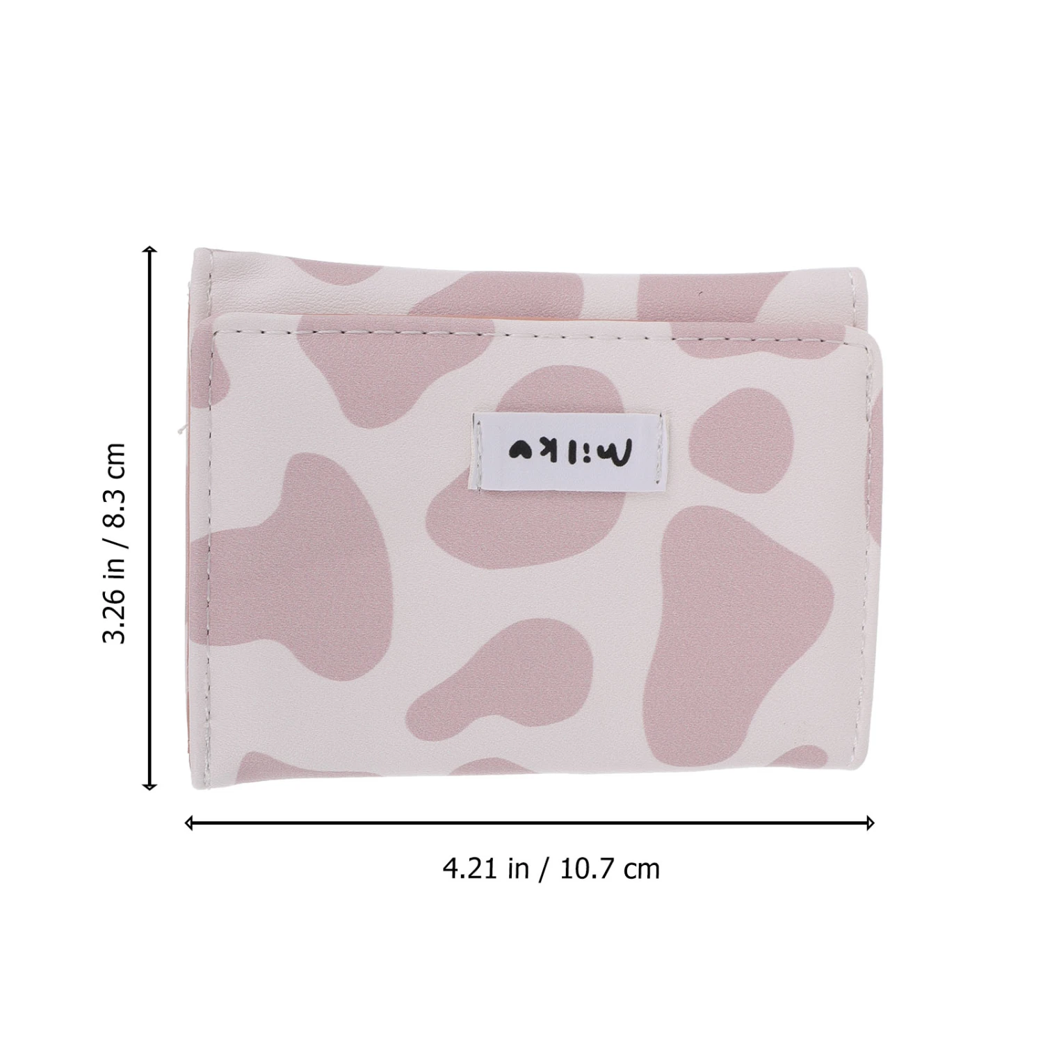 1pc PU Wallet Separate Space Change Wallet Female Fashion Wallet Change Purse