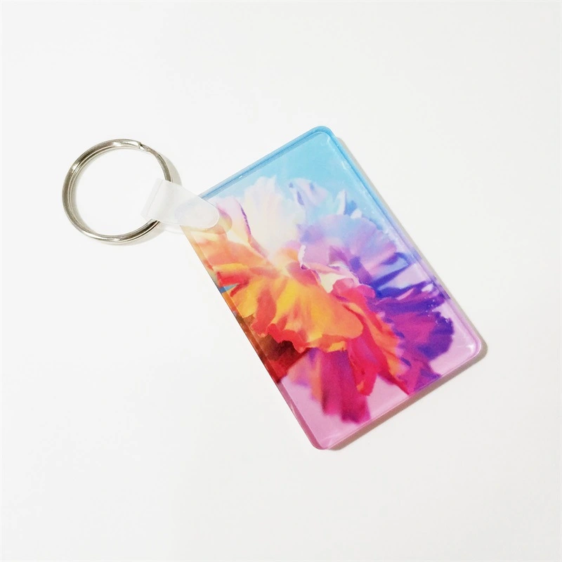 6pcs Sublimation Keychains Blanks Key Chains Pendants Diy Key Chains as Gift