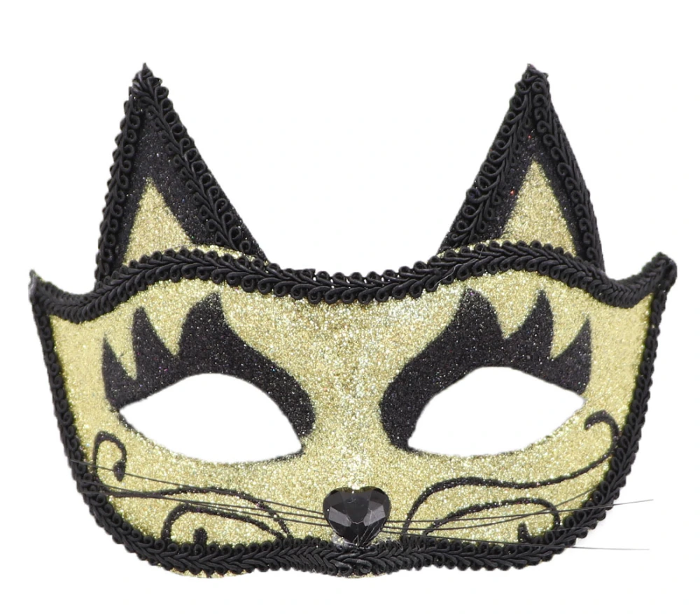 Masquerade Mask Cat Cosplay Mask Venetian Mardi Gras Mask Halloween Costume Mask