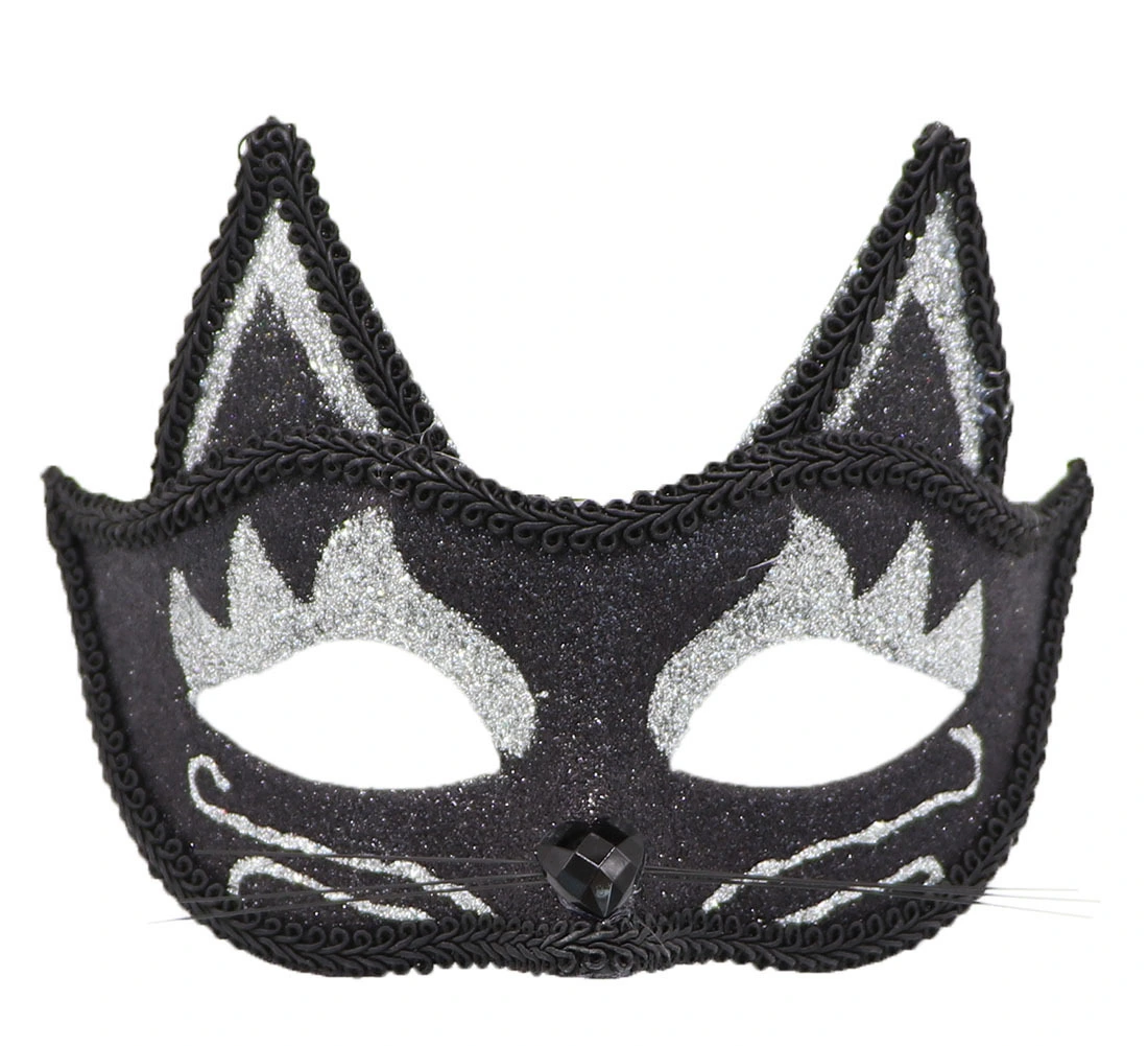 Masquerade Mask Cat Cosplay Mask Venetian Mardi Gras Mask Halloween Costume Mask