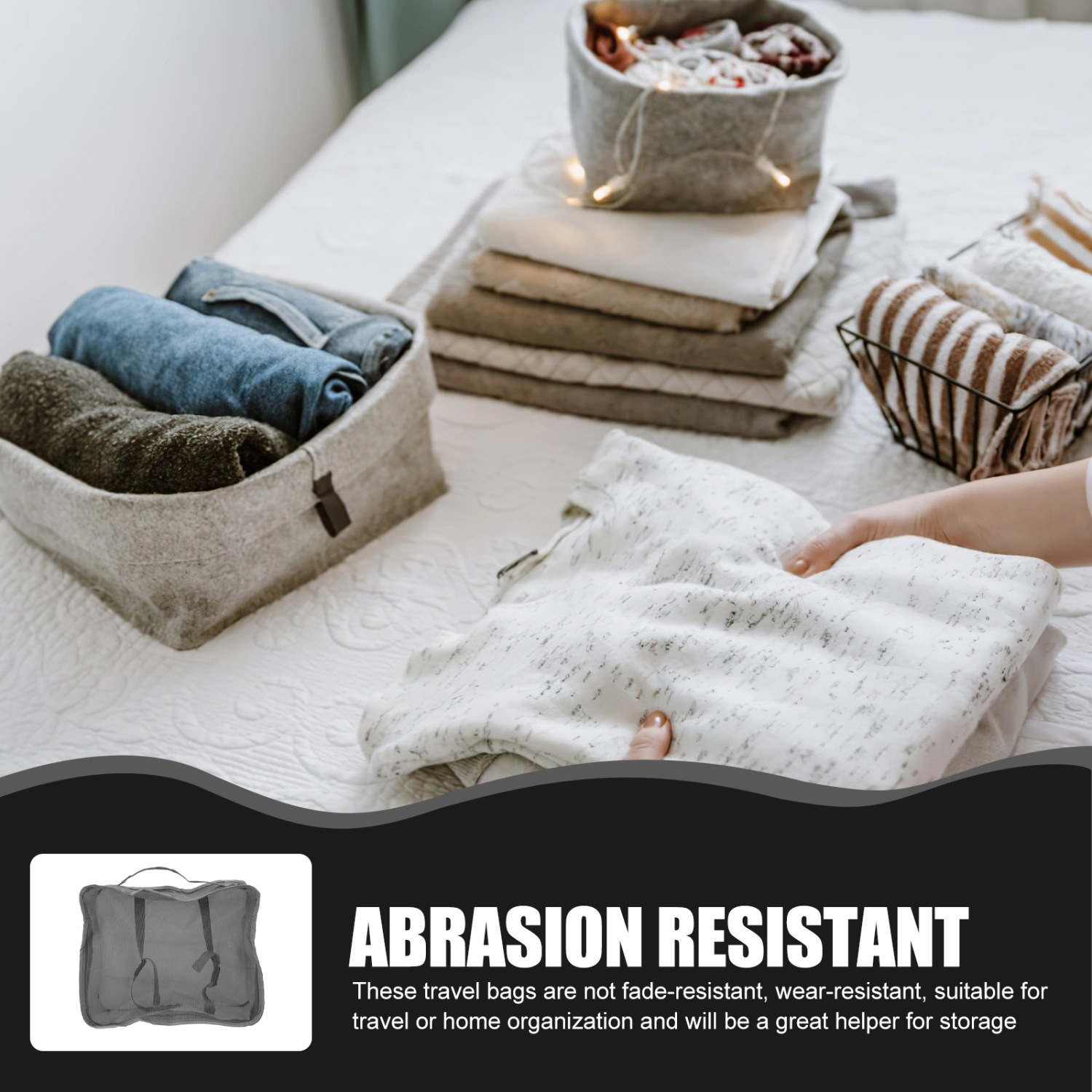 1 Set Of Travel Storage Bags Packing Cubes Luggage Packing Organizers Travel Accessories