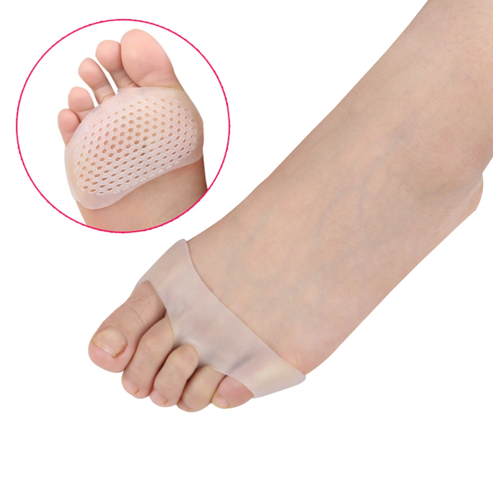 5 Pairs of Gel Toe Separator Bunion Splint Beehive Shaped Forefeet Sleeve Cushions Metatarsal Pads for Feet Pain Relief