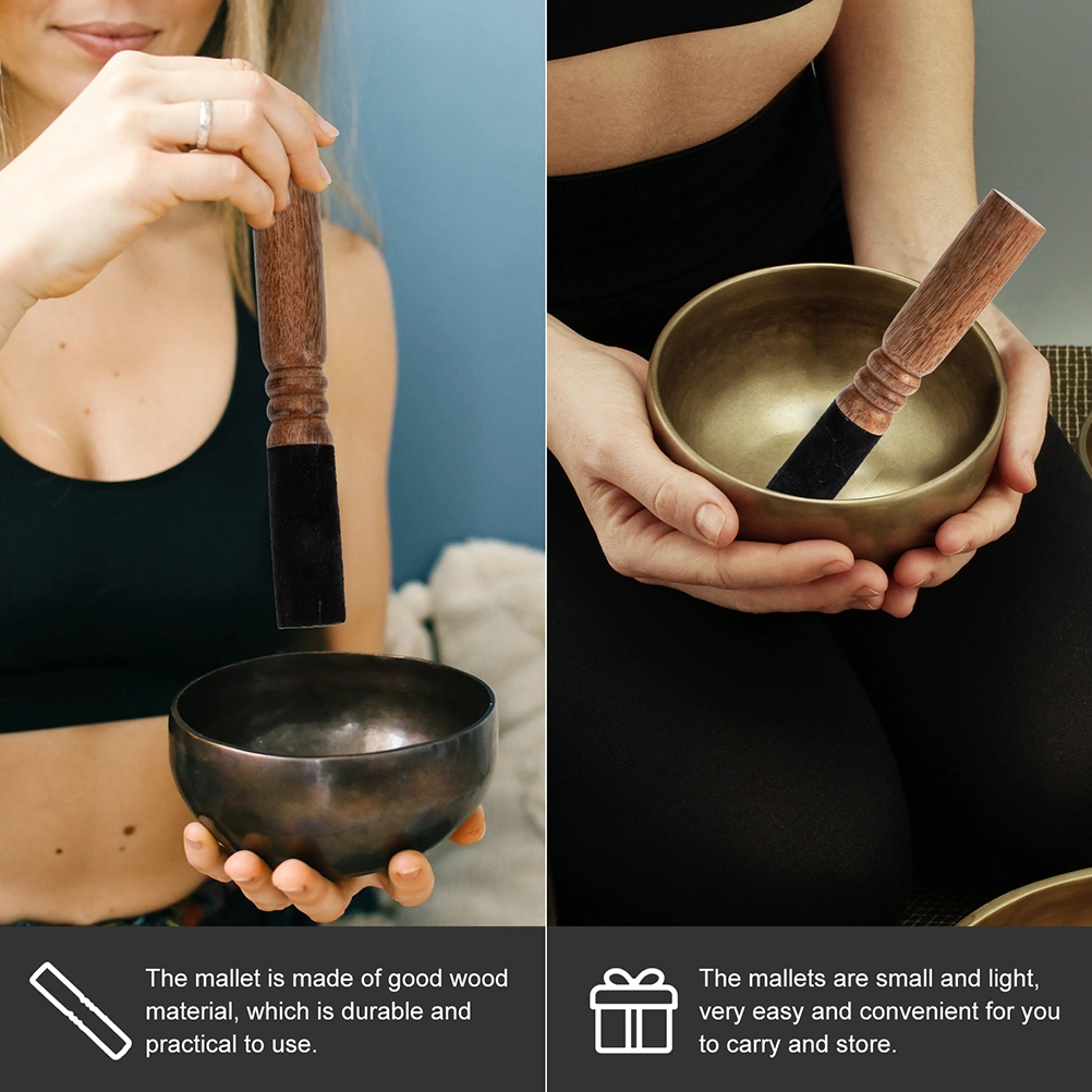 2pcs Singing Bowl Sticks Sound Bowl Mallets Professional Bowl Sticks Sound Bowl Sticks