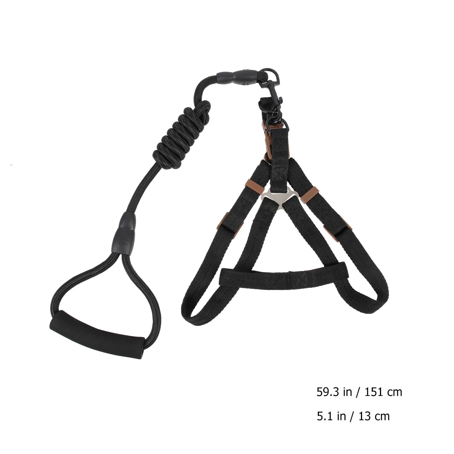 1 Set Dog Harness Dog Vest Leash Puppy Harness Leash Nylon Dog Leash Dog Walking Leash Kit