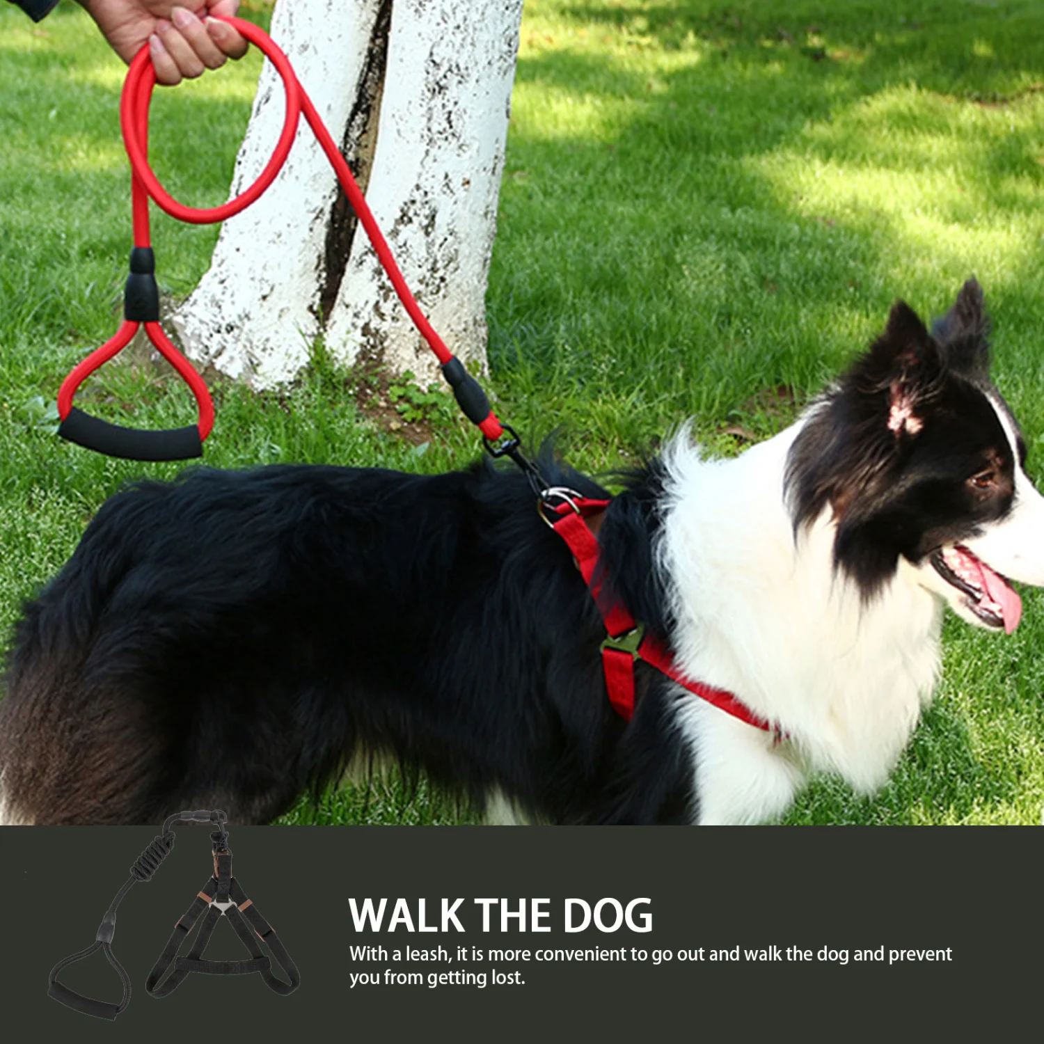 1 Set Dog Harness Dog Vest Leash Puppy Harness Leash Nylon Dog Leash Dog Walking Leash Kit