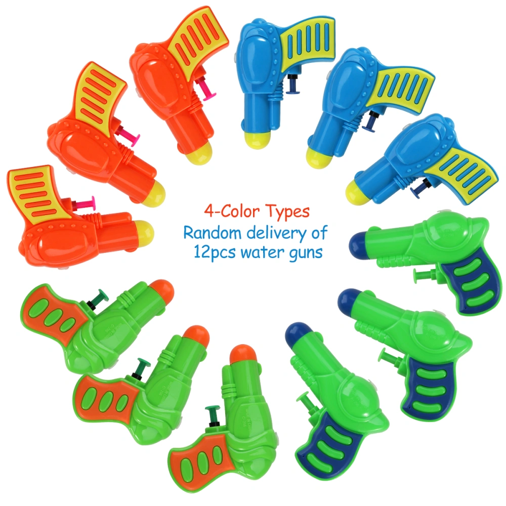 TOYMYTOY 12pcs Plastic Water Squirt Toy for Kids Watering Game (Random Color)