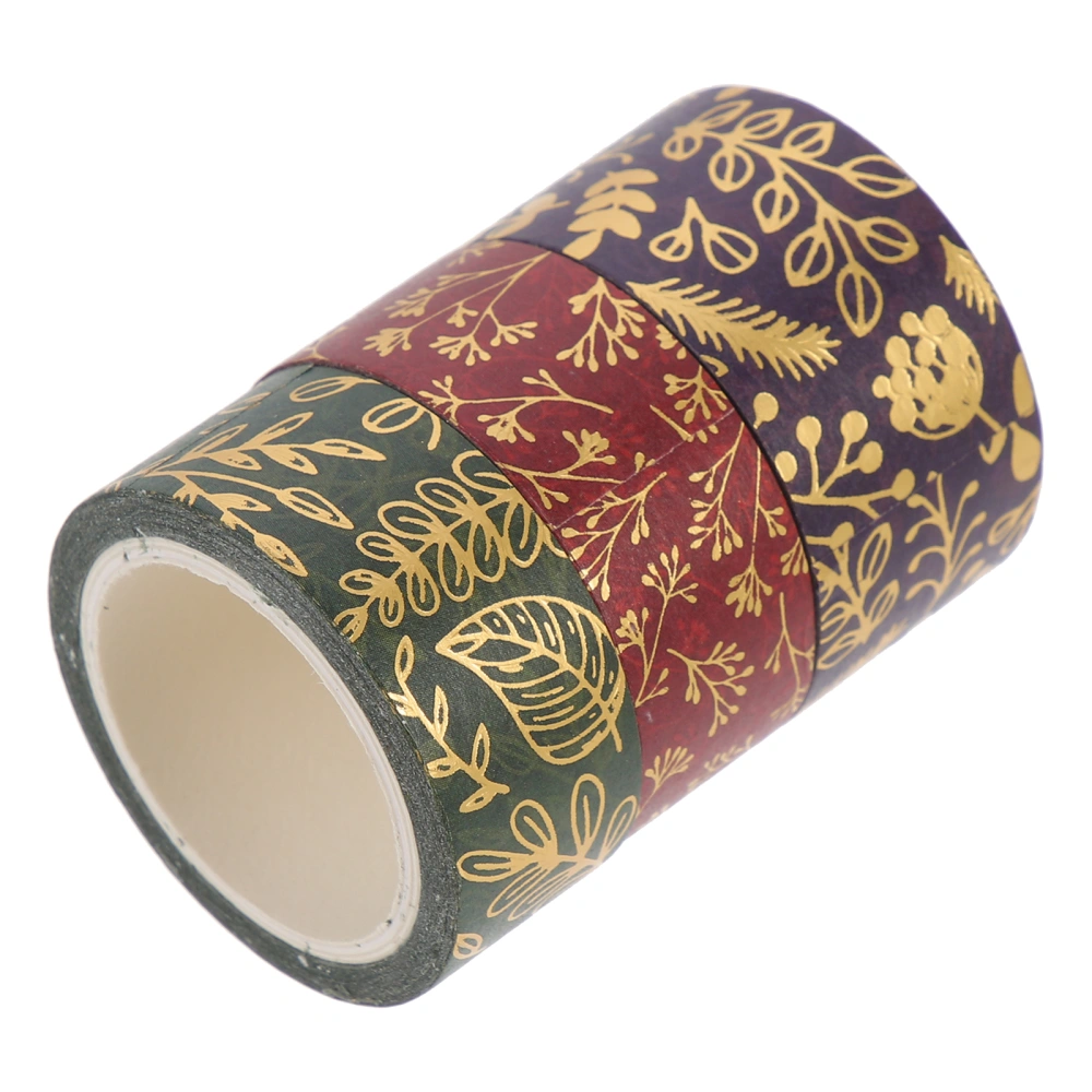 3 Rolls Decorative Tapes DIY Adhesive Tapes Scrapbook Tapes DIY Adhesive Decals