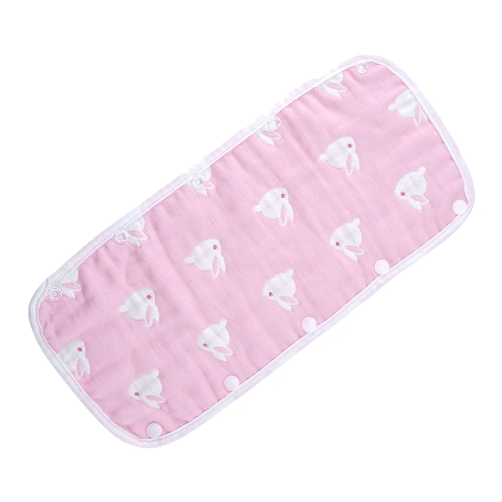 Cartoon Rabbit Baby Stroller Handrail Removable Baby Stroller Armrest Cover Dust-proof Protective Case Accessories (Pink)
