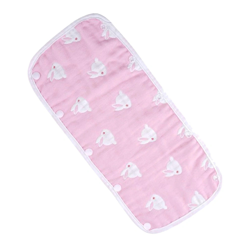 Cartoon Rabbit Baby Stroller Handrail Removable Baby Stroller Armrest Cover Dust-proof Protective Case Accessories (Pink)