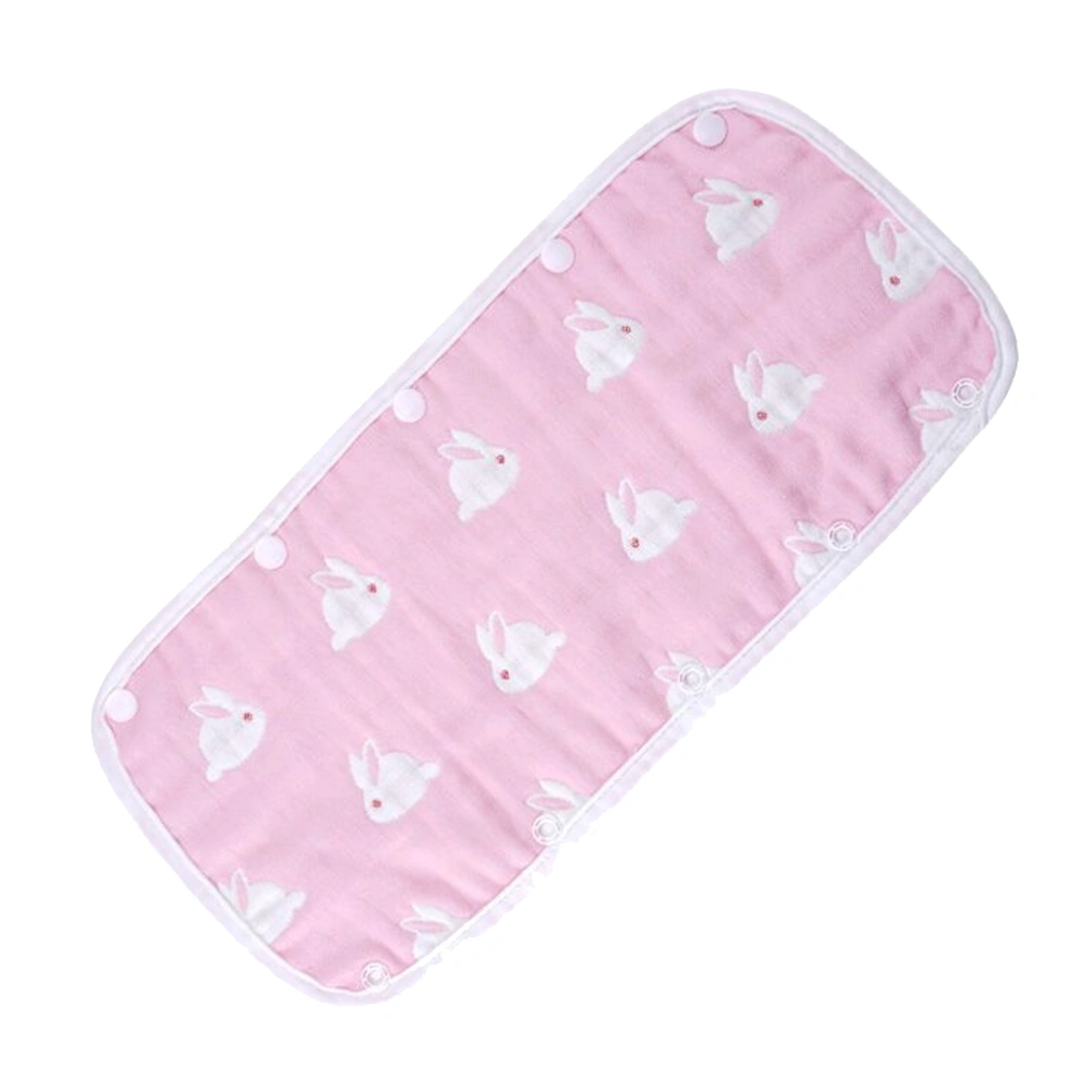 Cartoon Rabbit Baby Stroller Handrail Removable Baby Stroller Armrest Cover Dust-proof Protective Case Accessories (Pink)