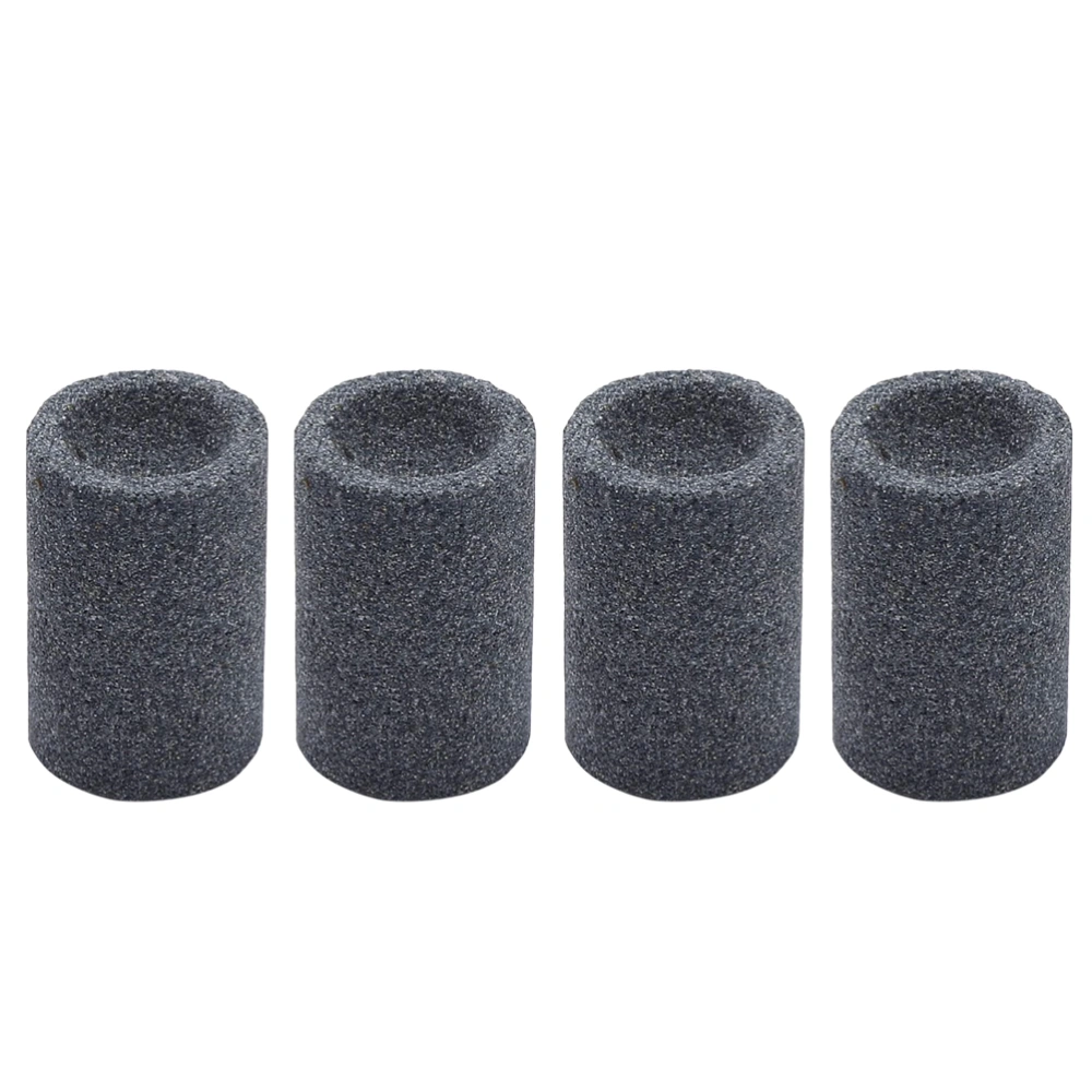 4PCS Hard Darts Tips Millstone Pocket Darts Tips Grinding Stone Round Arts Darts Sharpening Stone Dart Accessories for Home Store(Black)