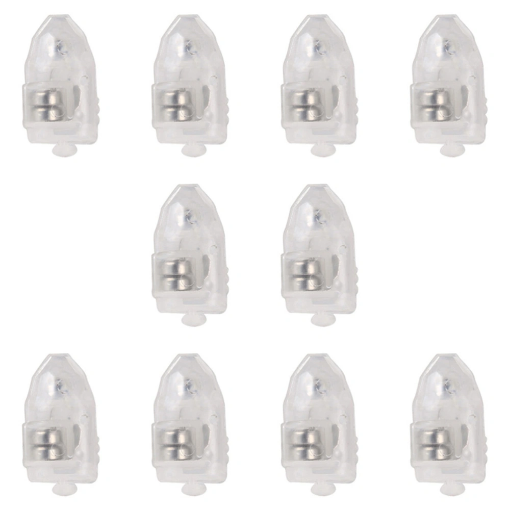 10pcs Superbright Balloon Lights LED Mini Party Light for Paper Lanterns (White)