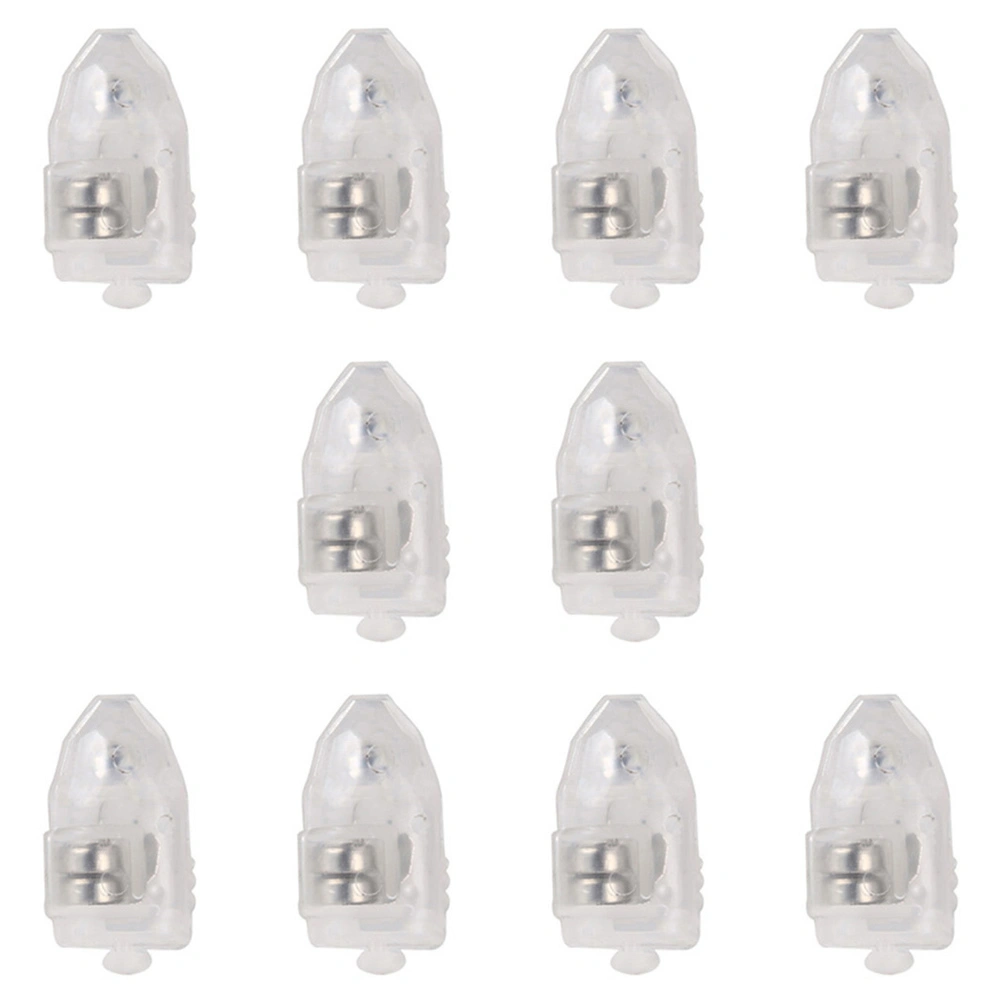 10pcs Superbright Balloon Lights LED Mini Party Light for Paper Lanterns (White)