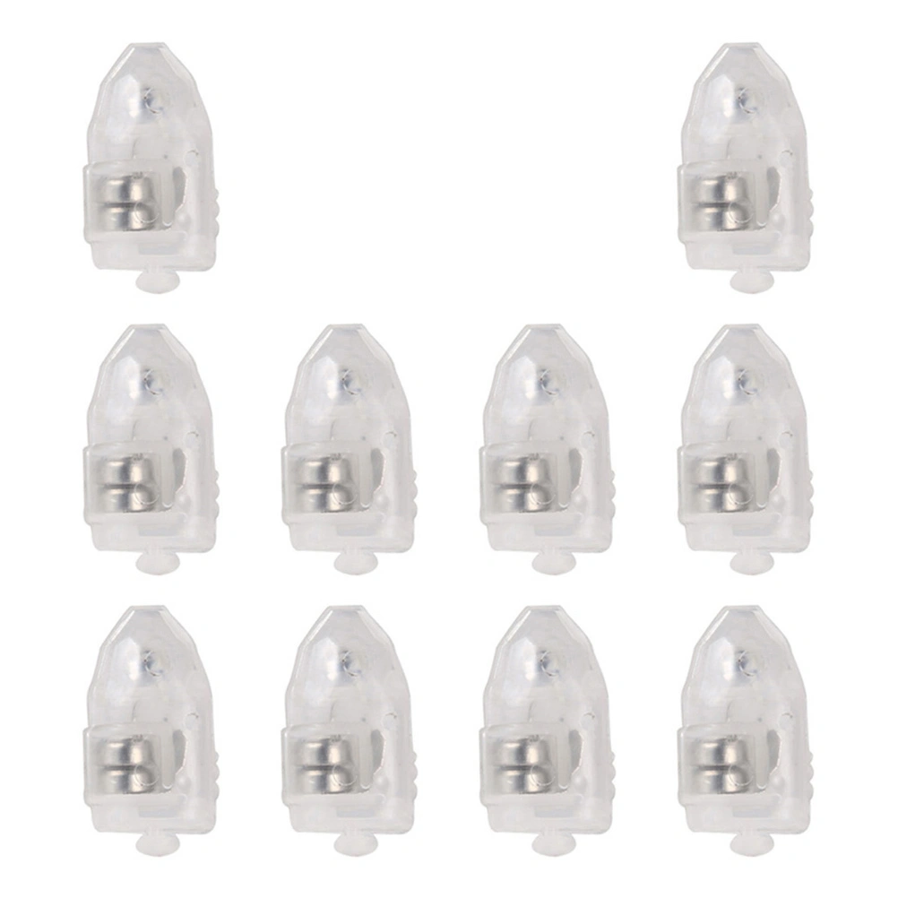 10pcs Superbright Balloon Lights LED Mini Party Light for Paper Lanterns (White)