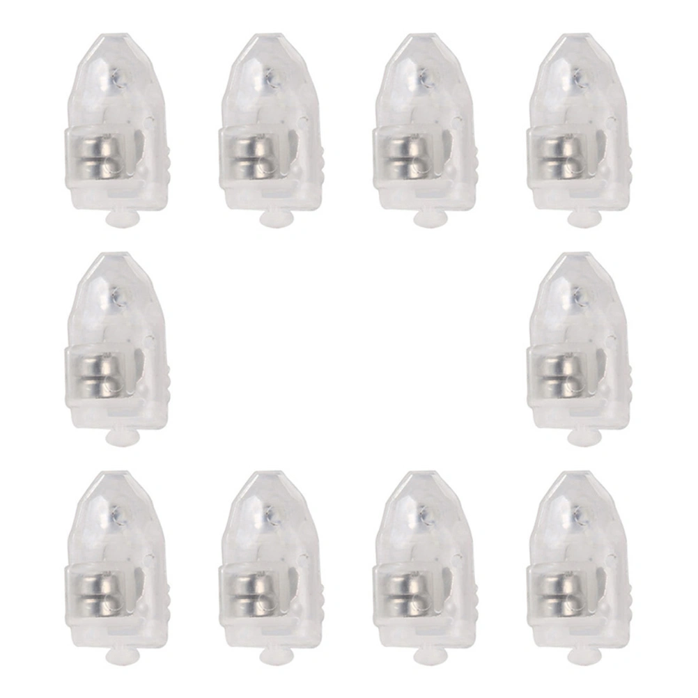 10pcs Superbright Balloon Lights LED Mini Party Light for Paper Lanterns (White)