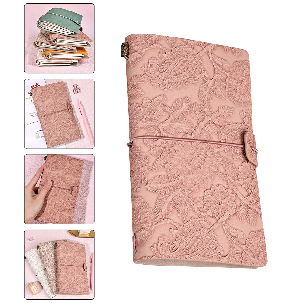 Retro Style Notebook Students Use Diary Notebook Embossment Schedule Notebook