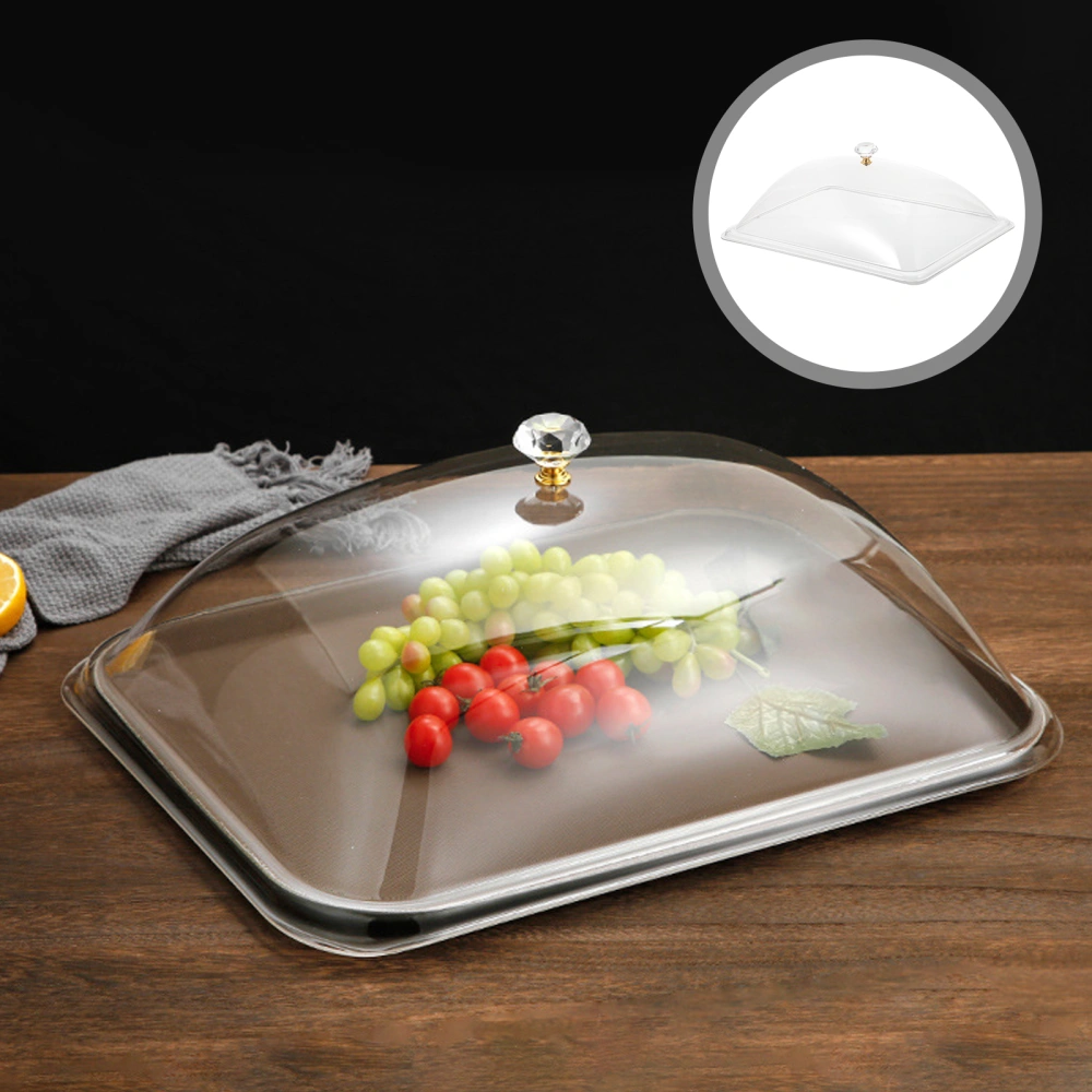 1Pc Acrylic Square Food Cover Durable Food Tent Food Insulation Dustproof Lid