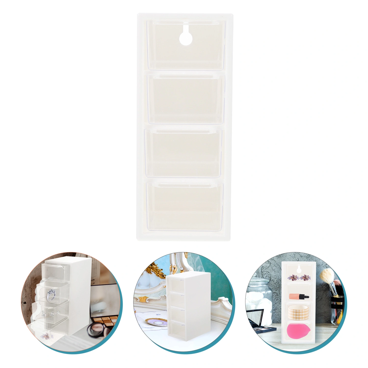  Jewelry Storage Box Multi Layer Storage Container Desktop Storage Holder