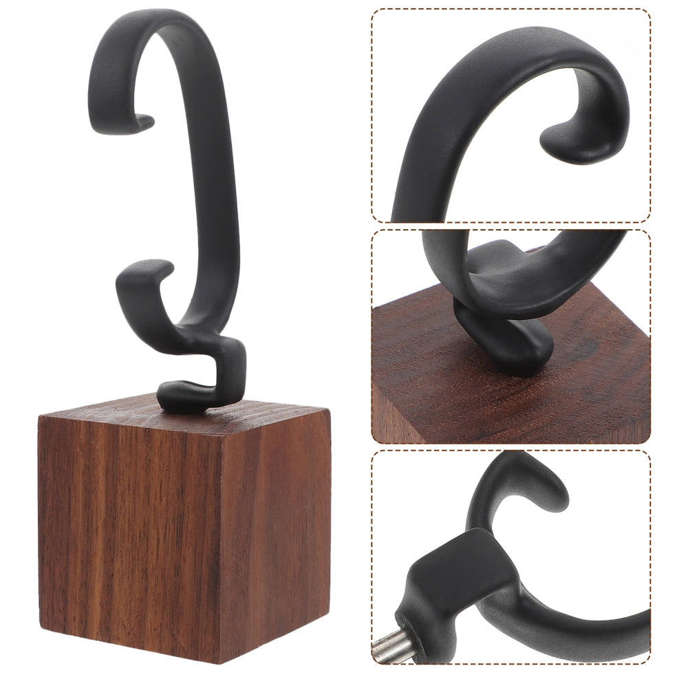 Wood Base Watch Display Stand Bracket Stand Rack C Ring Watch Display Prop