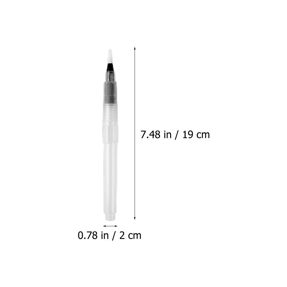 6Pcs Water Brush Pens Watercolor Paint Pens Painting Pens Practical Paintbrushes