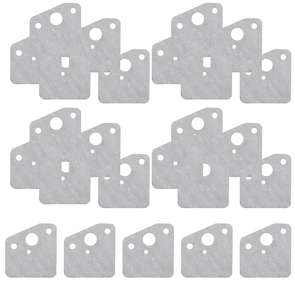 50Pcs Premium Lawn Mower Carburetor Gaskets Useful Carburetor Sealing Gaskets