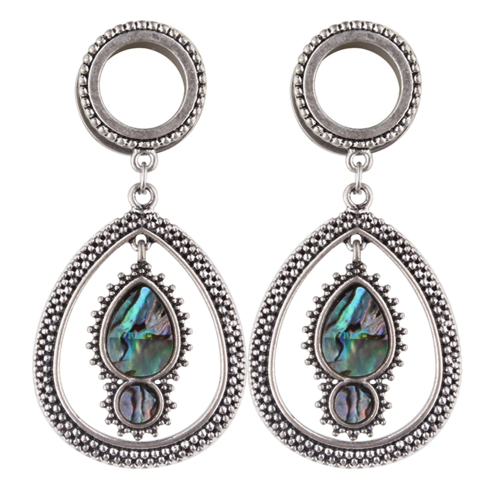 A Pair of 12mm Puncture Jewelry Crossed-border Stud Earrings Stainless Steel Earrings for Women and Ladies